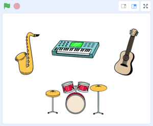 Atelier Scratch & Musique - instruments sprite